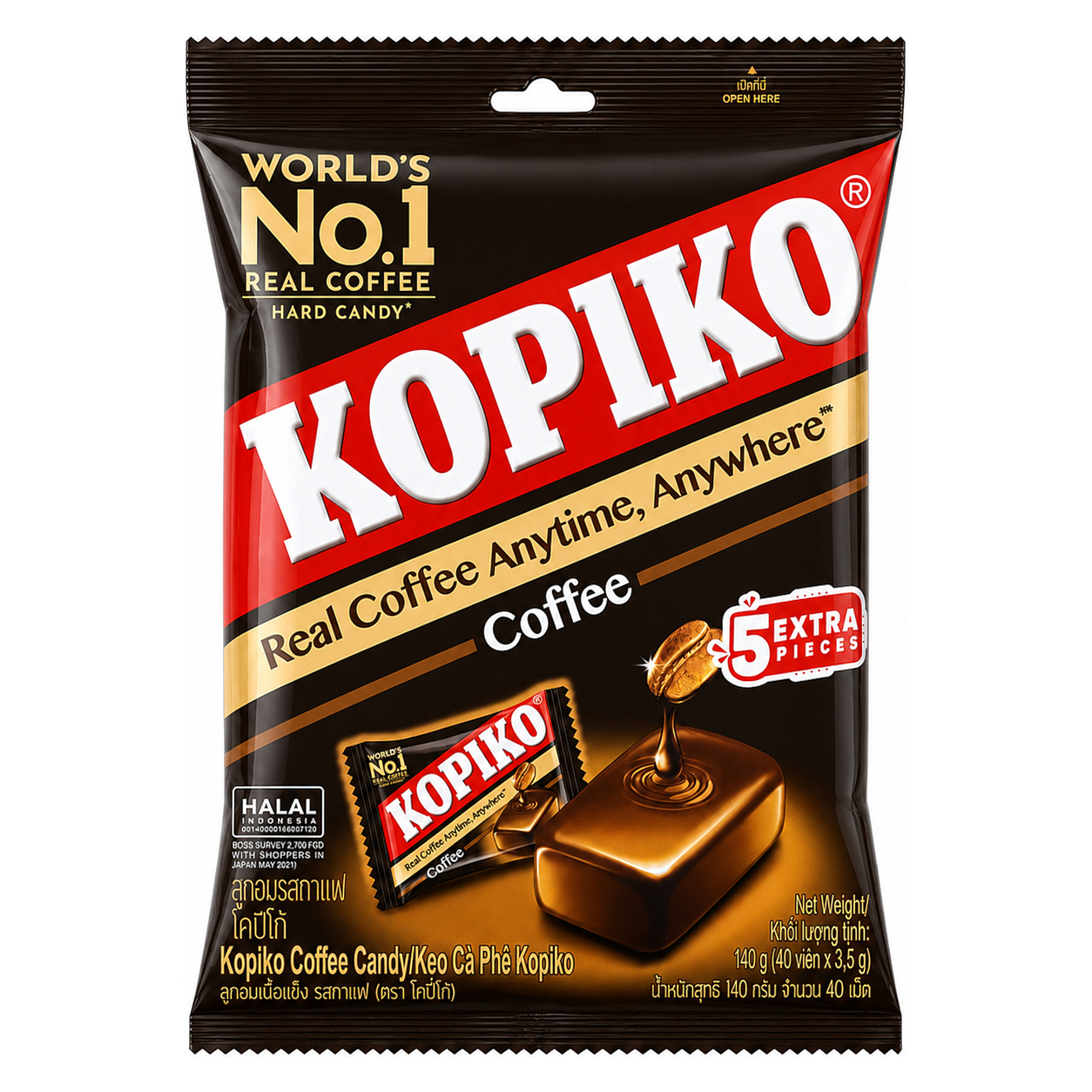 KOPIKO CANDY 140g image 1