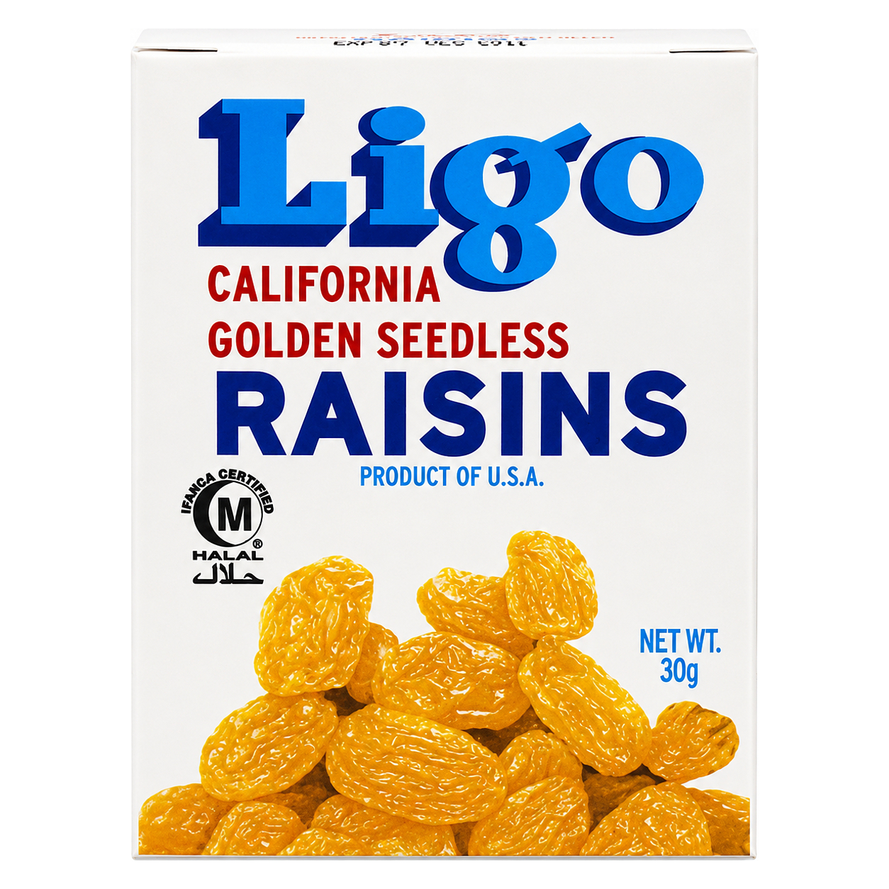 LIGO RAISINS - GOLDEN 30g
