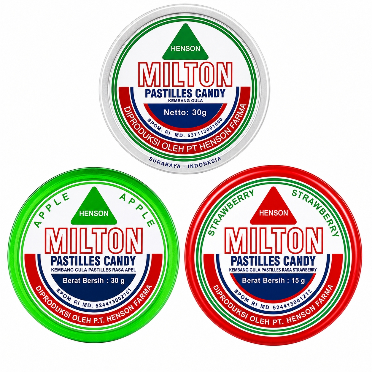 MILTON PASTILLES (TIN)