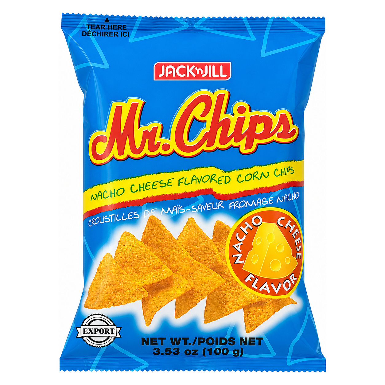MR CHIPS CORN CHIPS (J&J) - 100g image 1