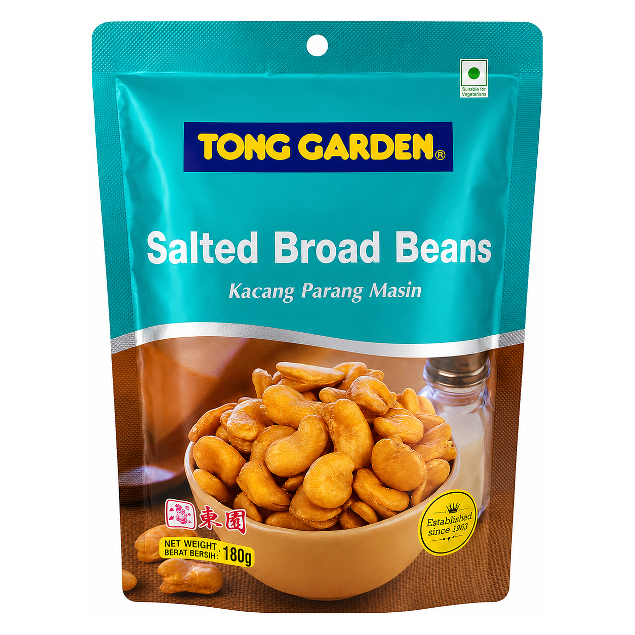 TONG GARDEN SALTED BROAD BEANS 180g