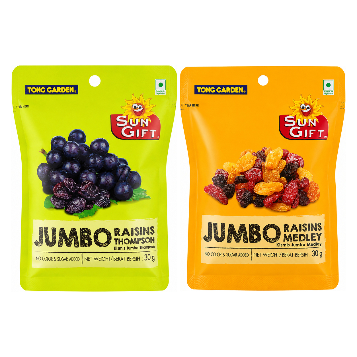 TONG GARDEN JUMBO RAISINS 30g