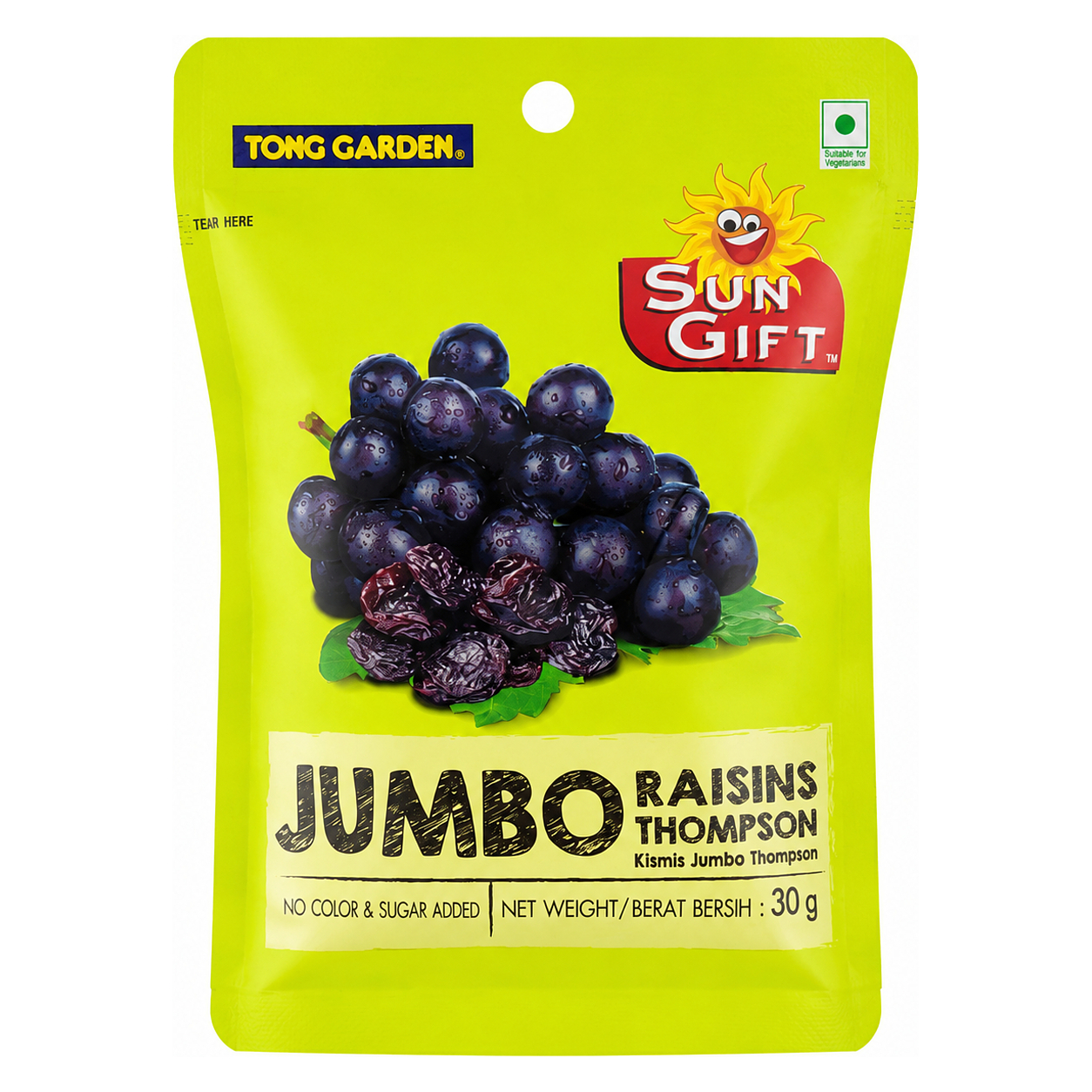 TONG GARDEN JUMBO RAISINS 30g image 1