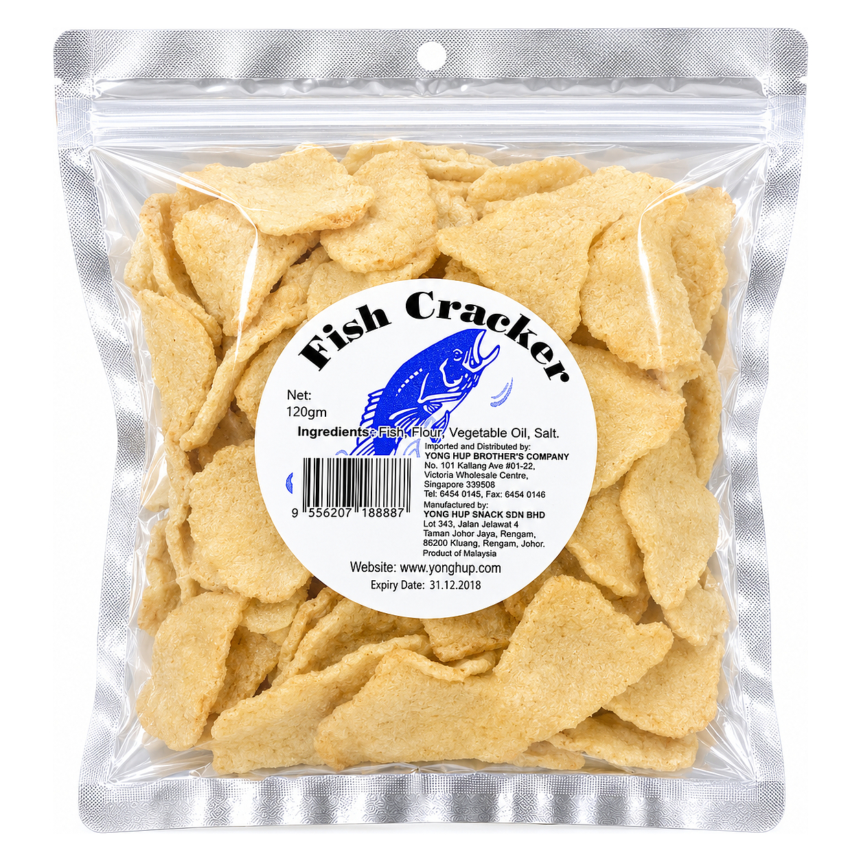 YH FISH CRACKER 120g image 1