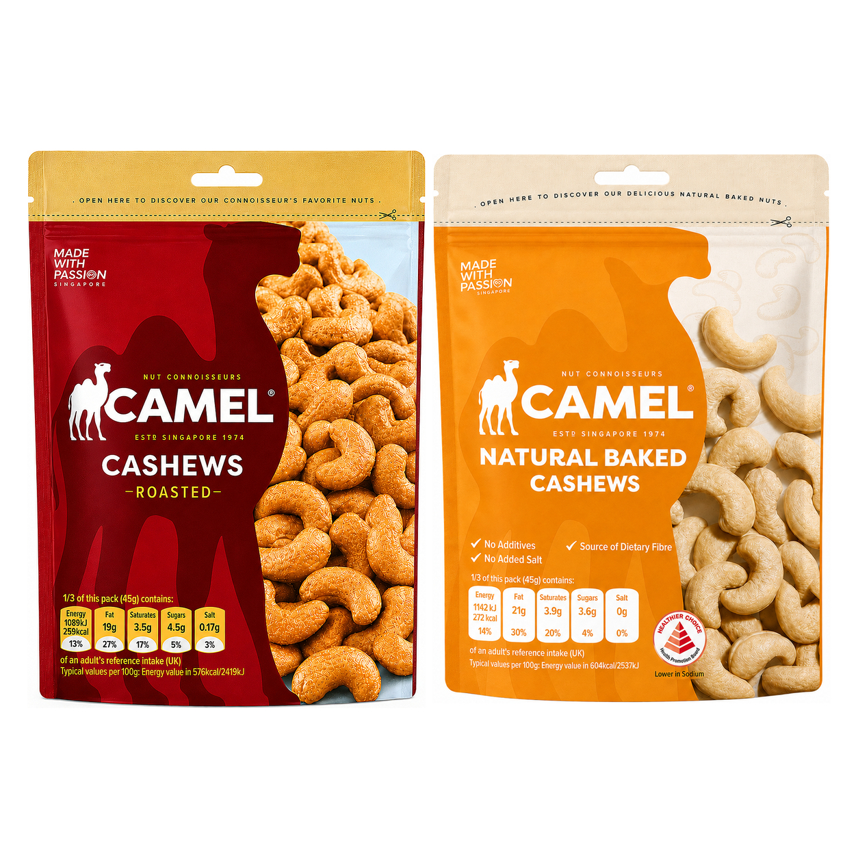 CAMEL CASHEWS NUT 135g