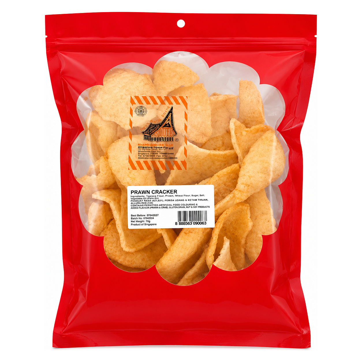 HOUTEN PRAWN CRACKER - 70g image 1
