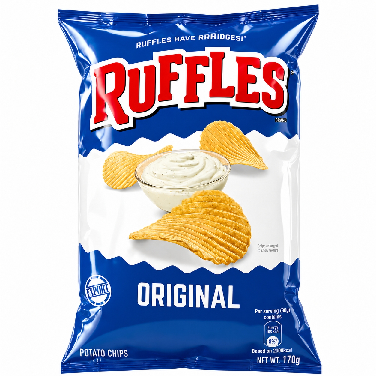RUFFLES POTATO CHIPS image 1
