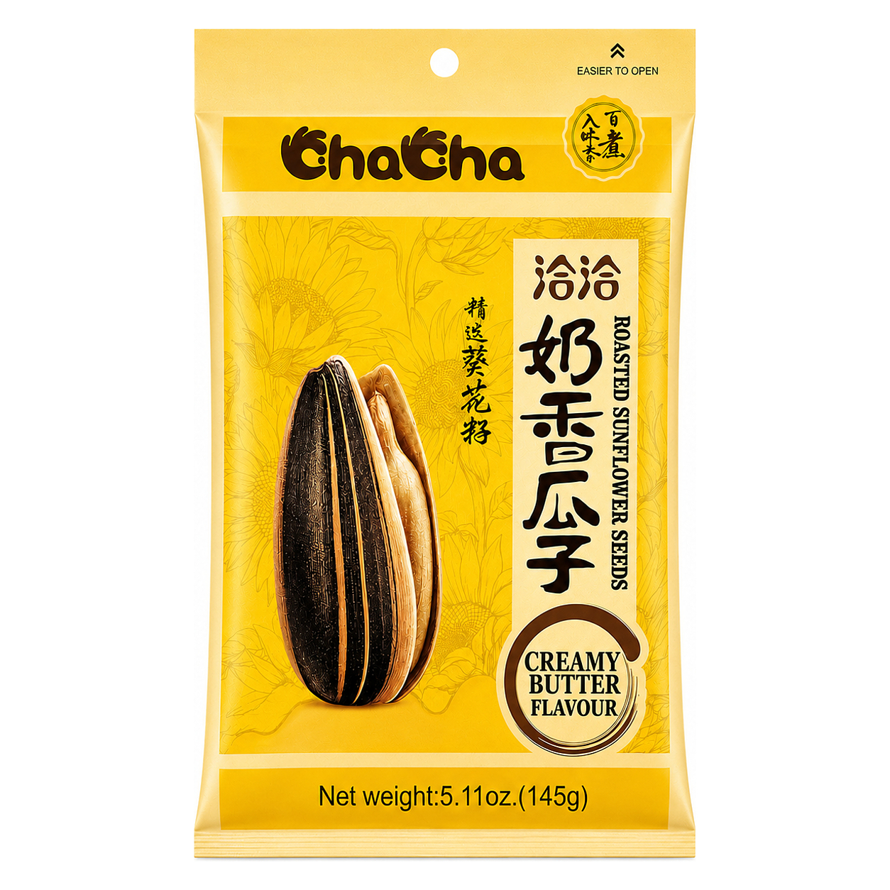 CHACHA SUNFLOWER SEEDS 145g image 1