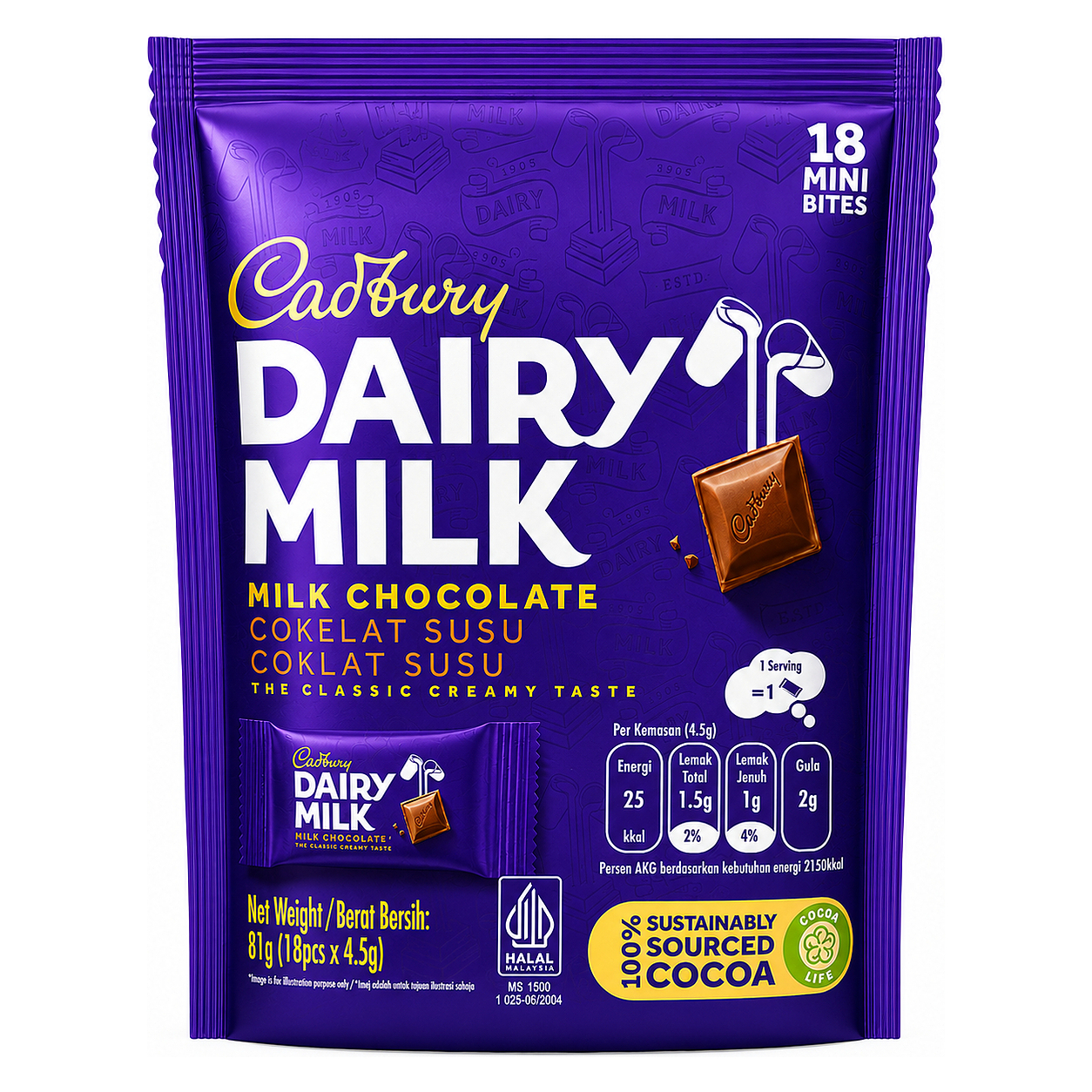 CADBURY MINI BITES (PKT) 81g