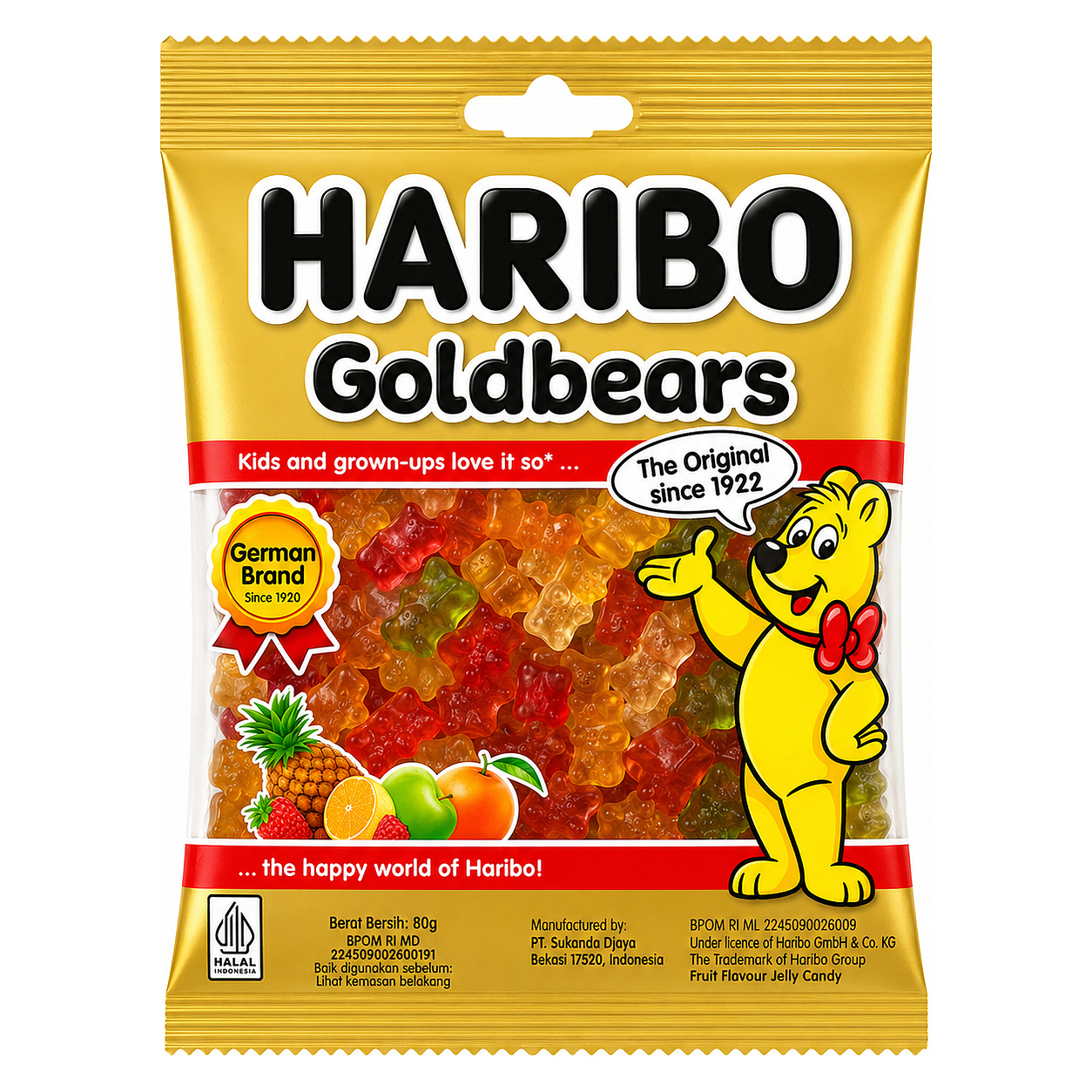 HARIBO GUMMY 80g image 1