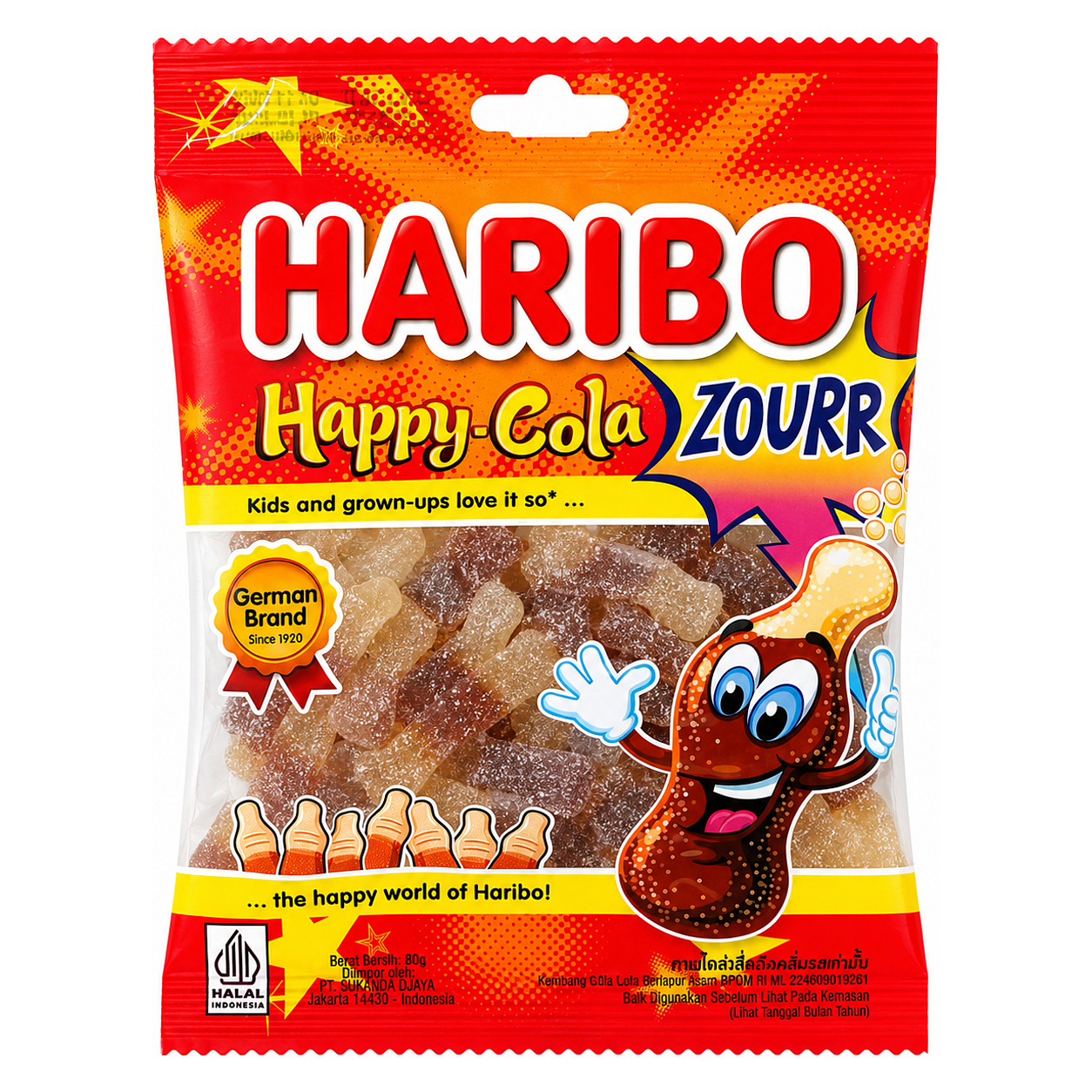 HARIBO GUMMY 80g image 1