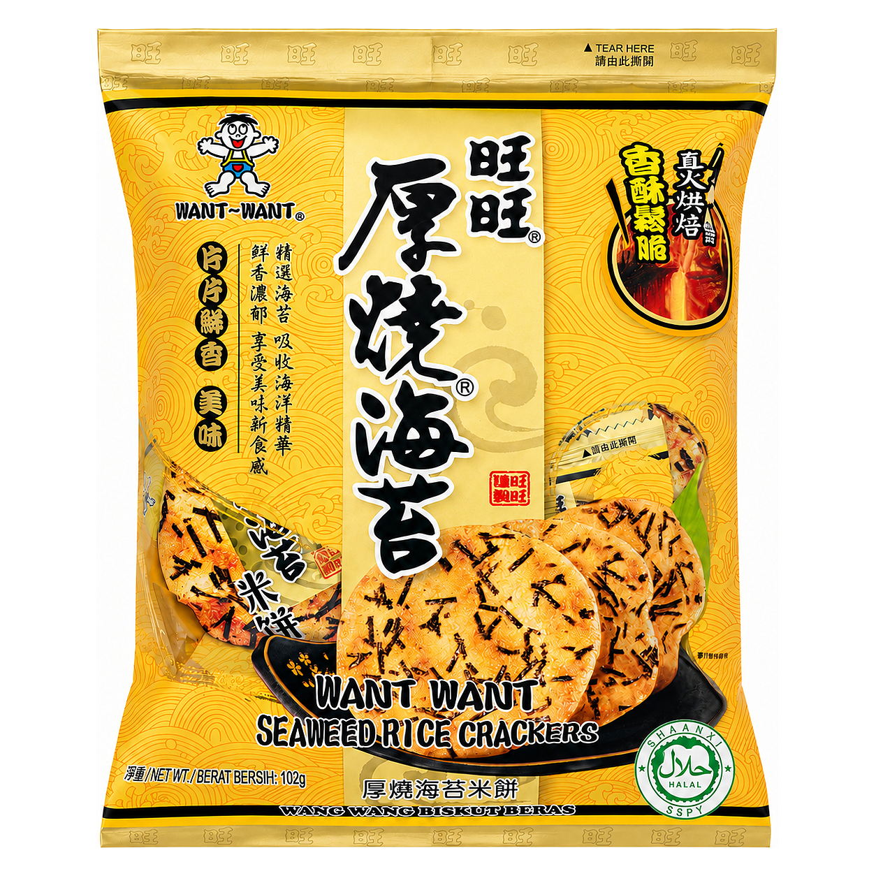 WANT WANT SEAWEED 102g image 1