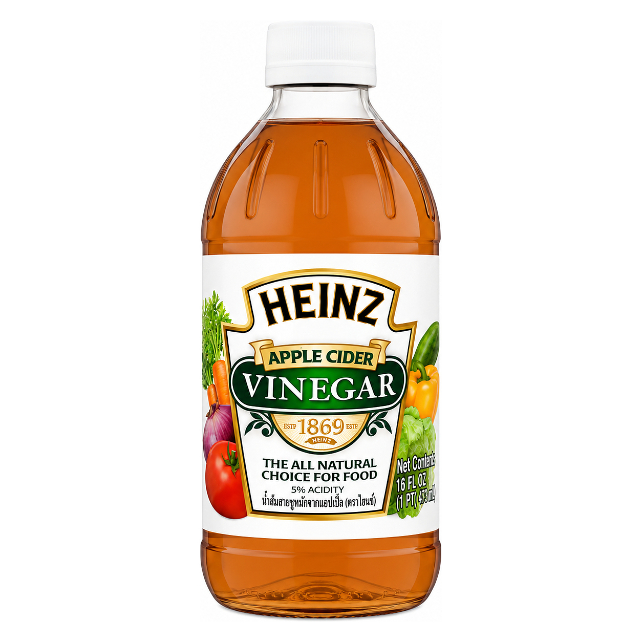 HEINZ APPLE CIDER VINEGAR 473g image 1