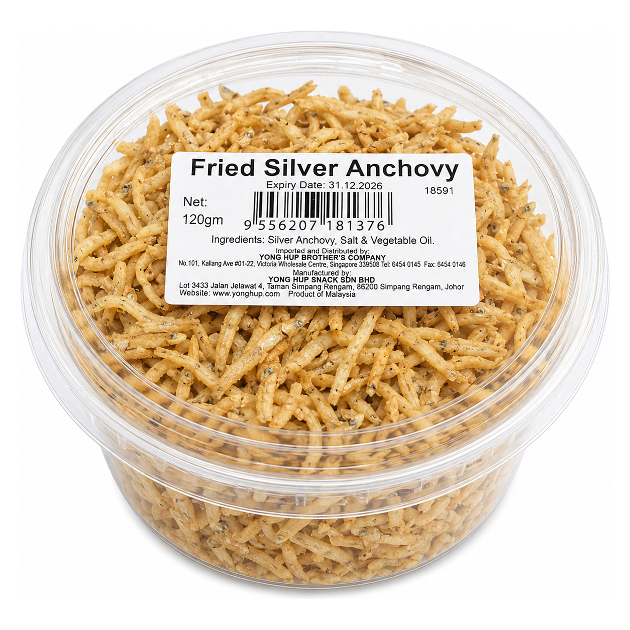 YH FRIED SILVER ANCHOVY 120g