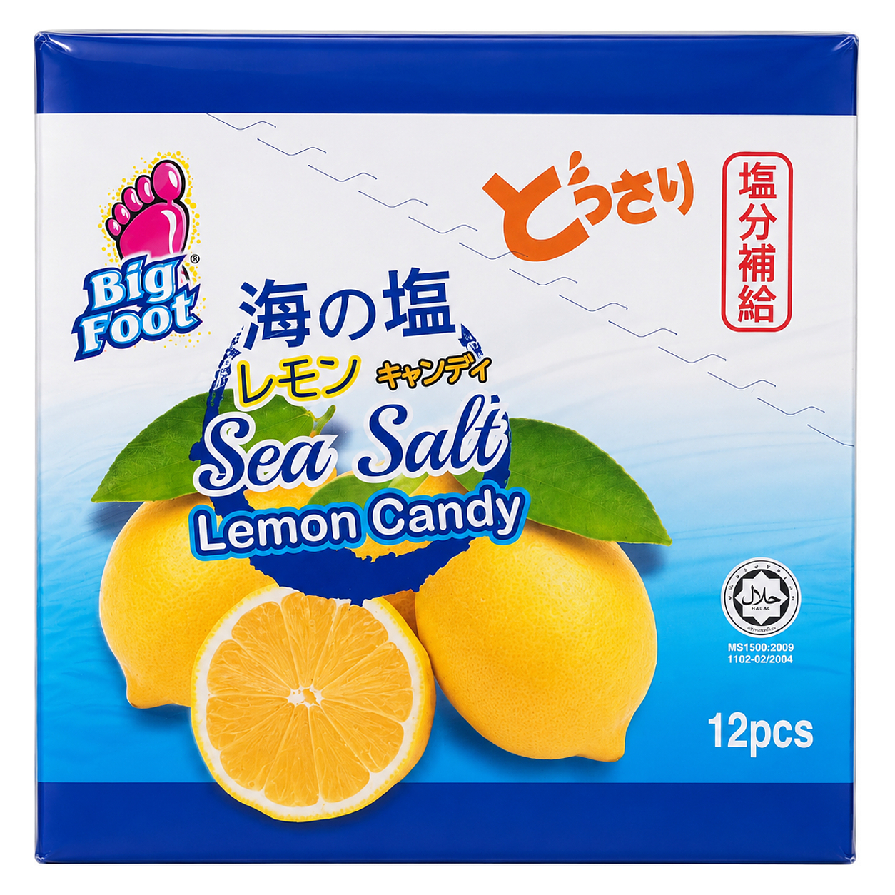 BIG FOOT SEA SALT LEMON CANDY 15g