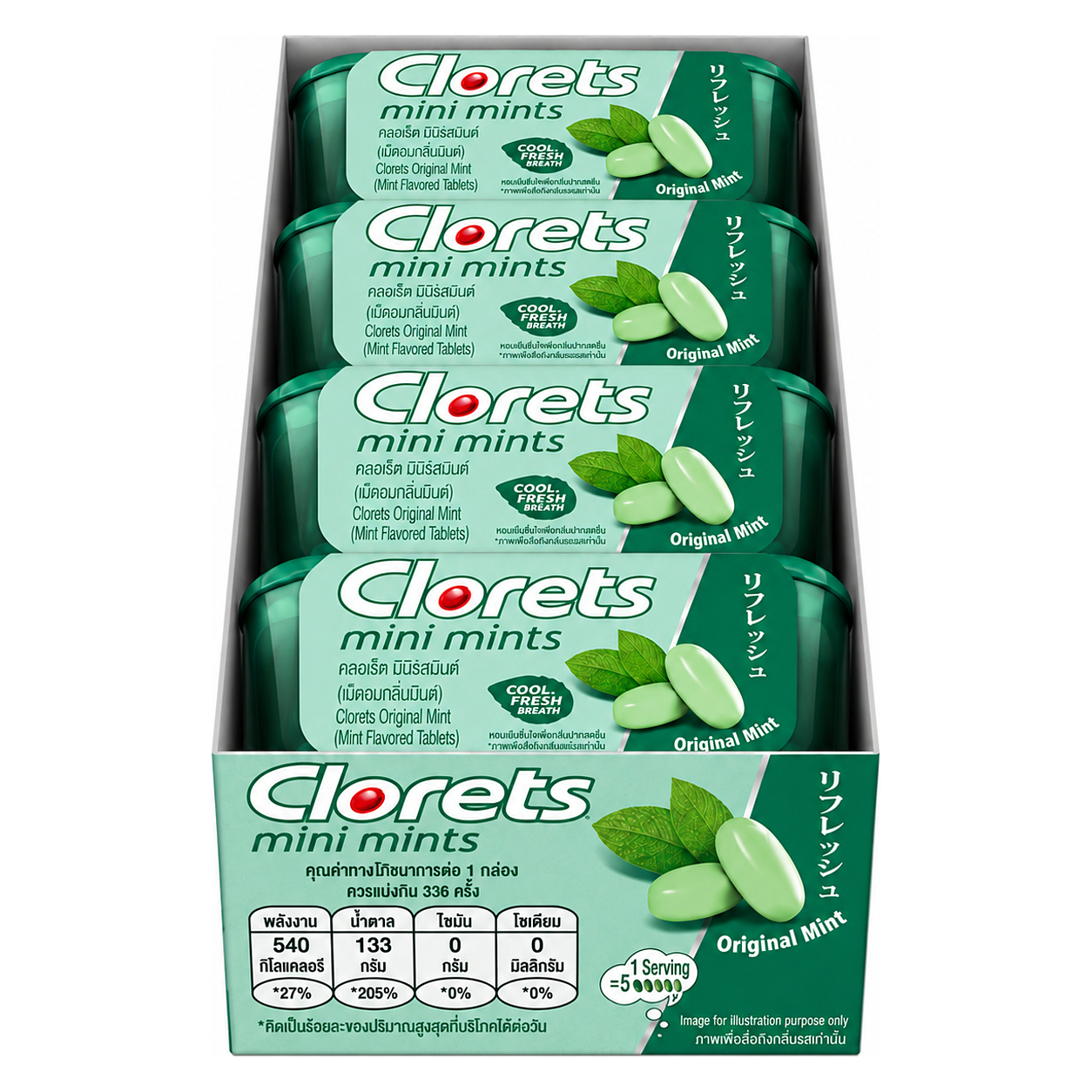 CLORETS MINI MINTS 11.2g image 1