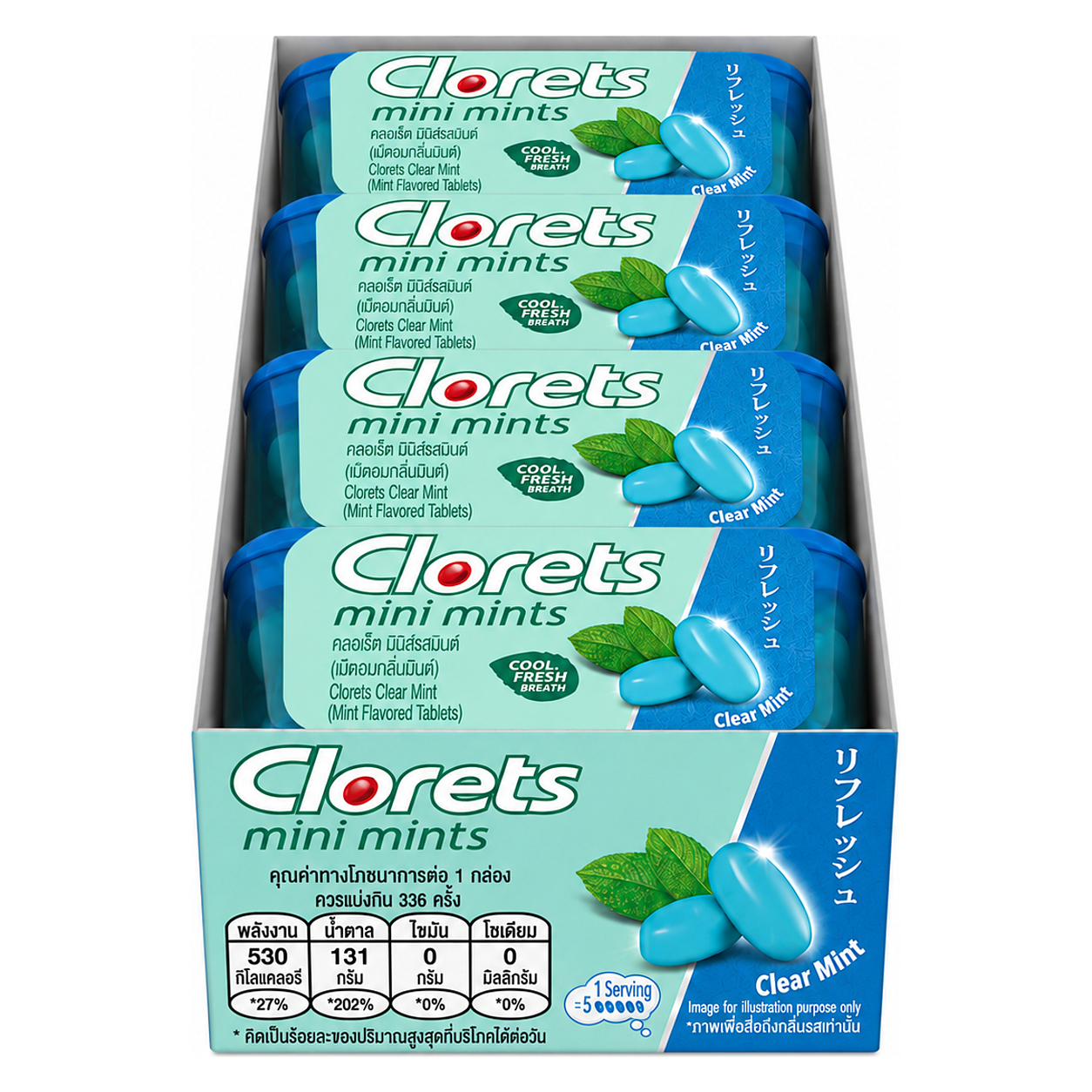 CLORETS MINI MINTS 11.2g image 1