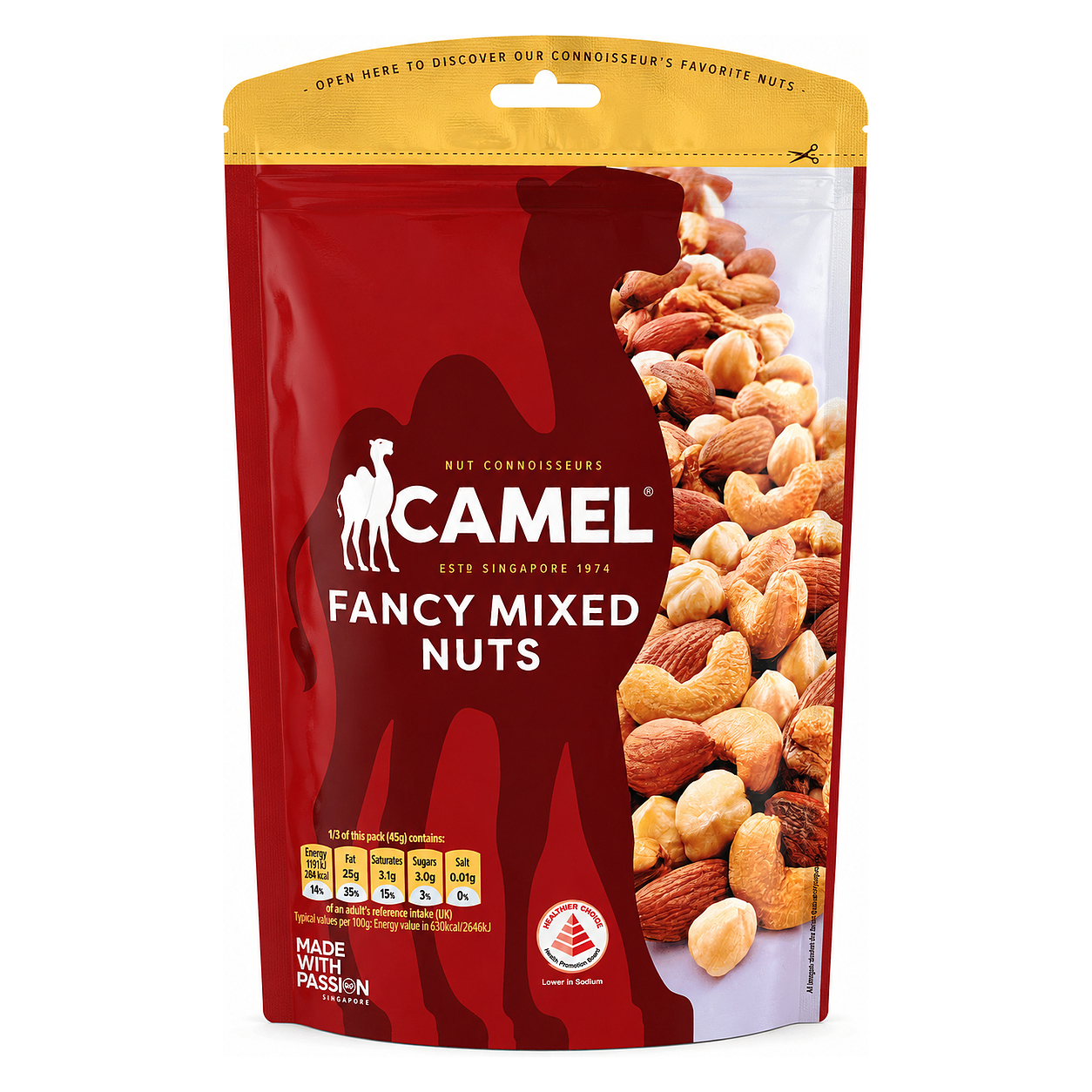 CAMEL  MIXED NUTS 135g image 1