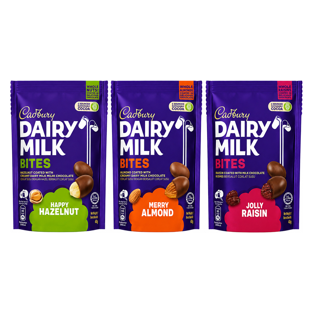 CADBURY BITES (PKT) 50g