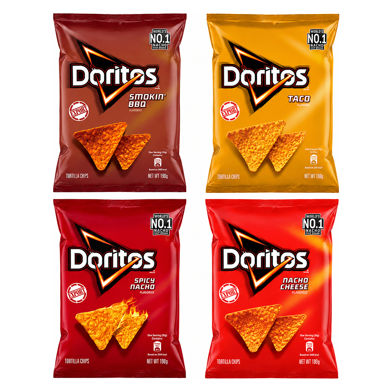 DORITOS CHIPS 190g