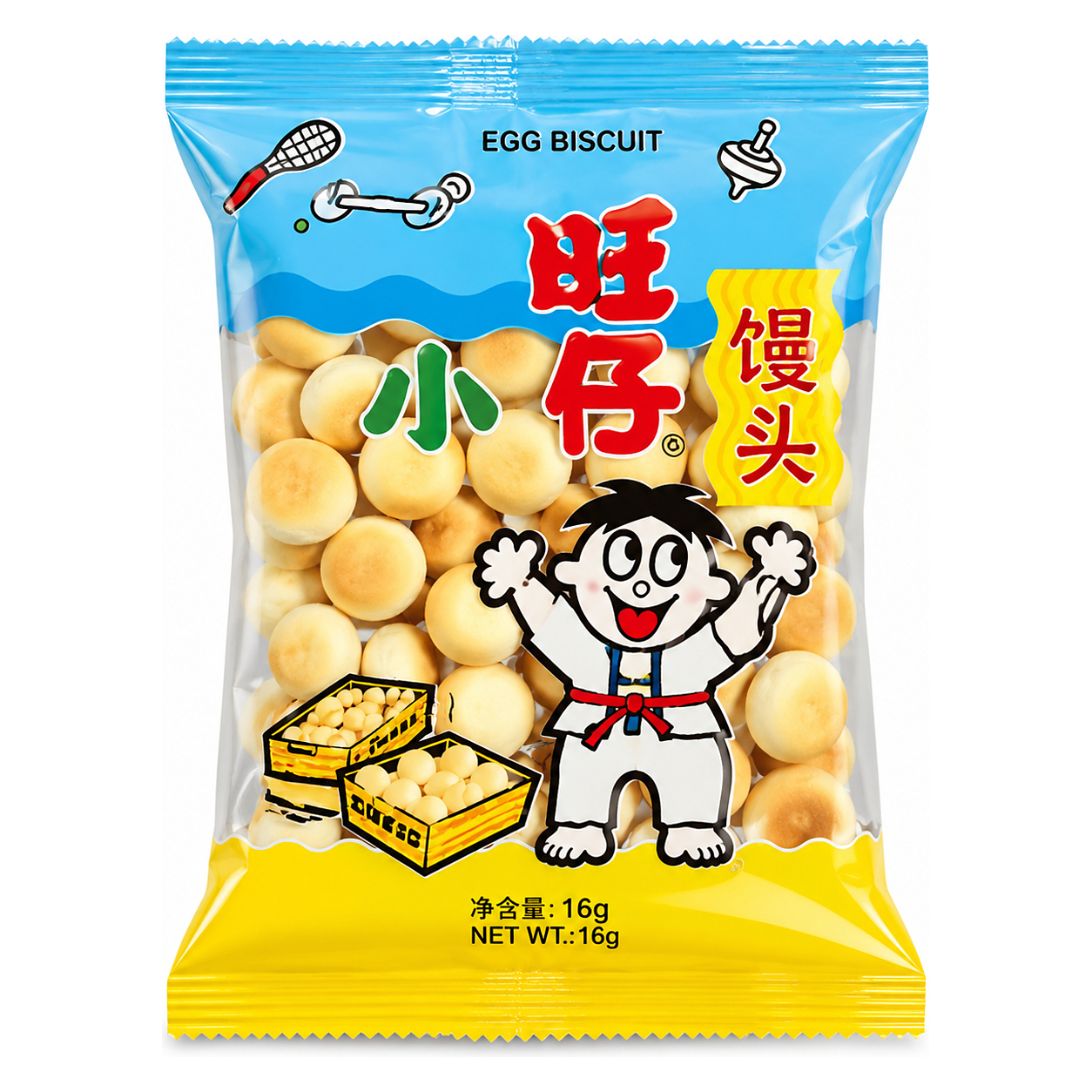 WANT WANT EGG BISCUIT image 1