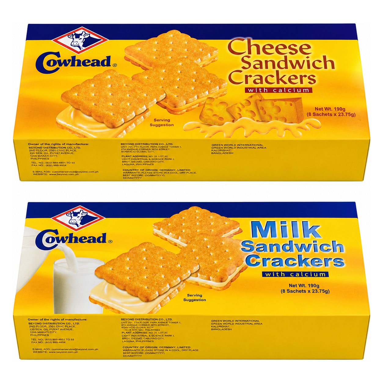 COWHEAD SANDWICH CRACKER