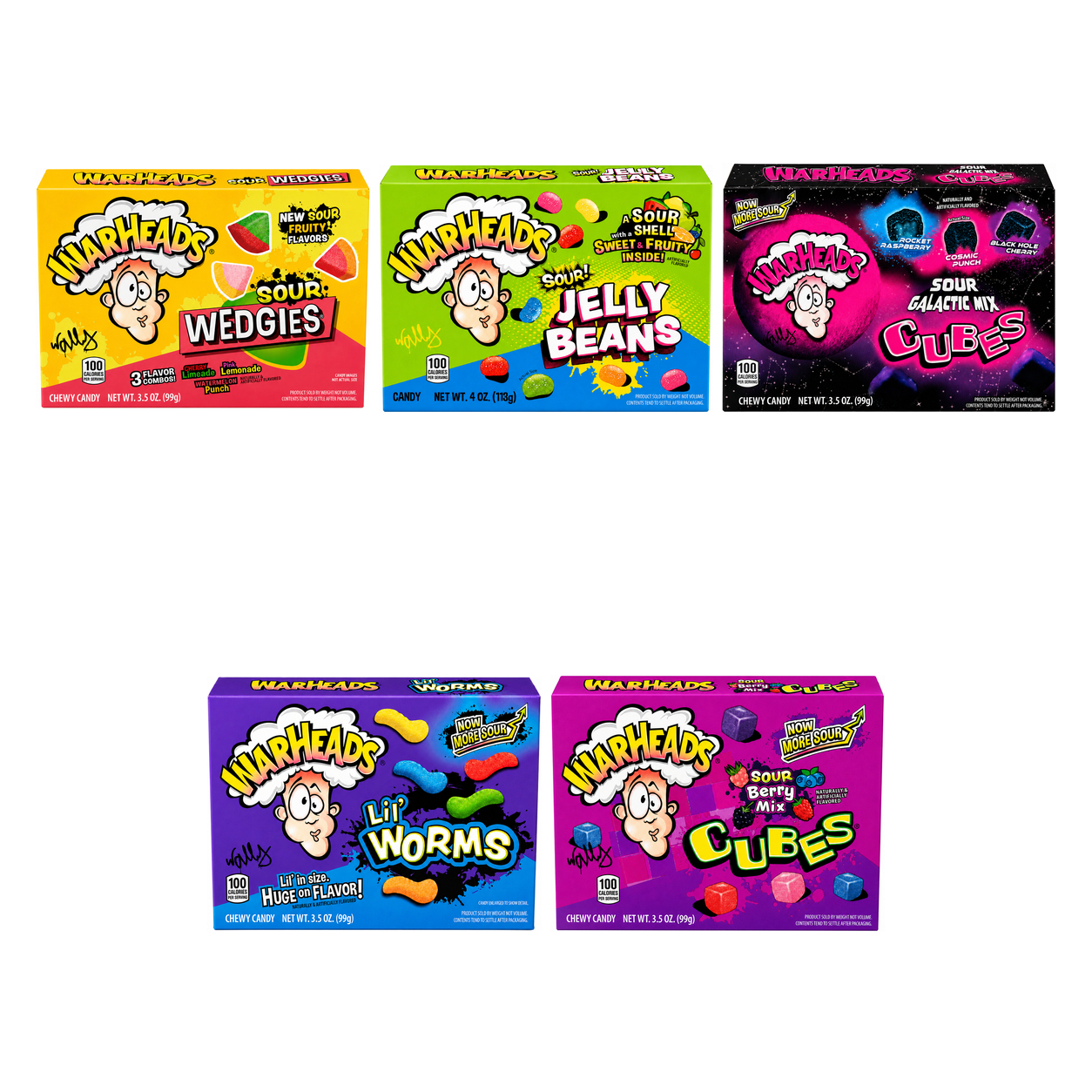 WARHEADS SOUR (BOX) 99g image 1