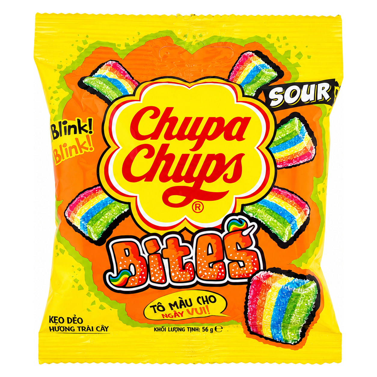 CHUPA CHUPS SOUR BITES 56g