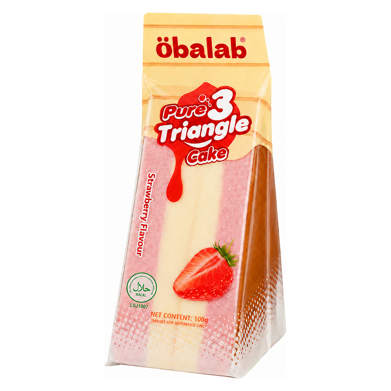 BAIRONG PURE 3 TRIANGE CAKE image 1