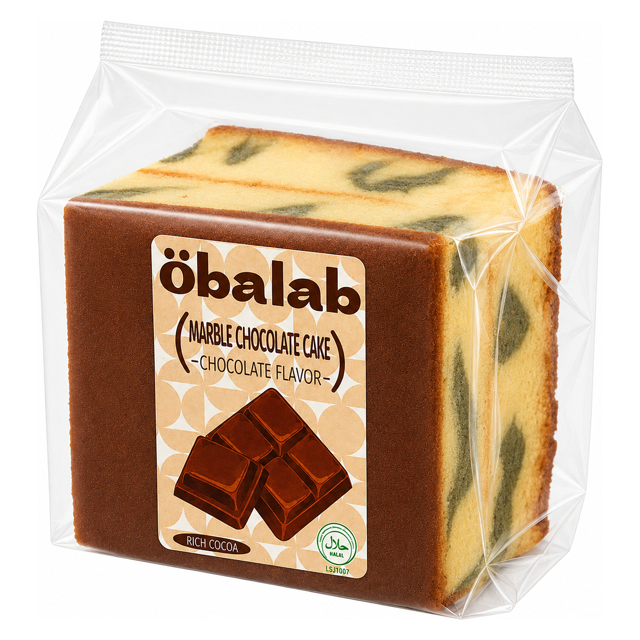 OBALAB SQUARE CAKE - 120g image 1