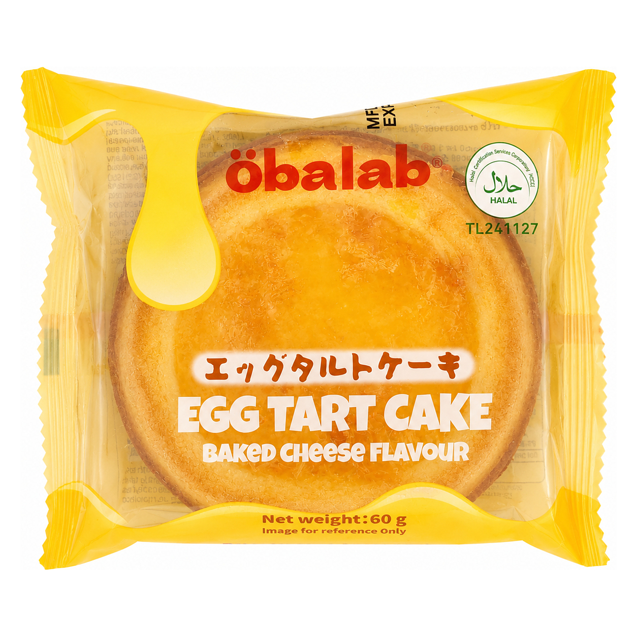OBALAB EGG TART CAKE - 60g
