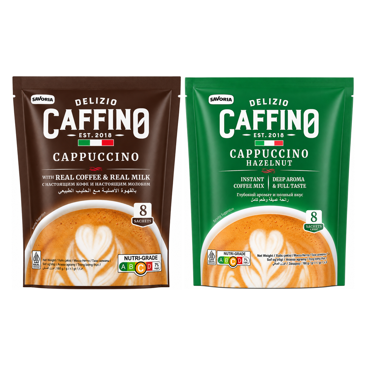 CAFFINO COFFEE CAPPUCCINO 8x20g