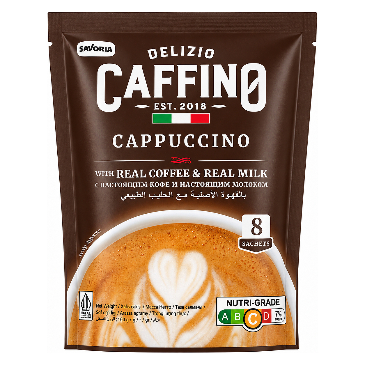 CAFFINO COFFEE CAPPUCCINO 8x20g image 1