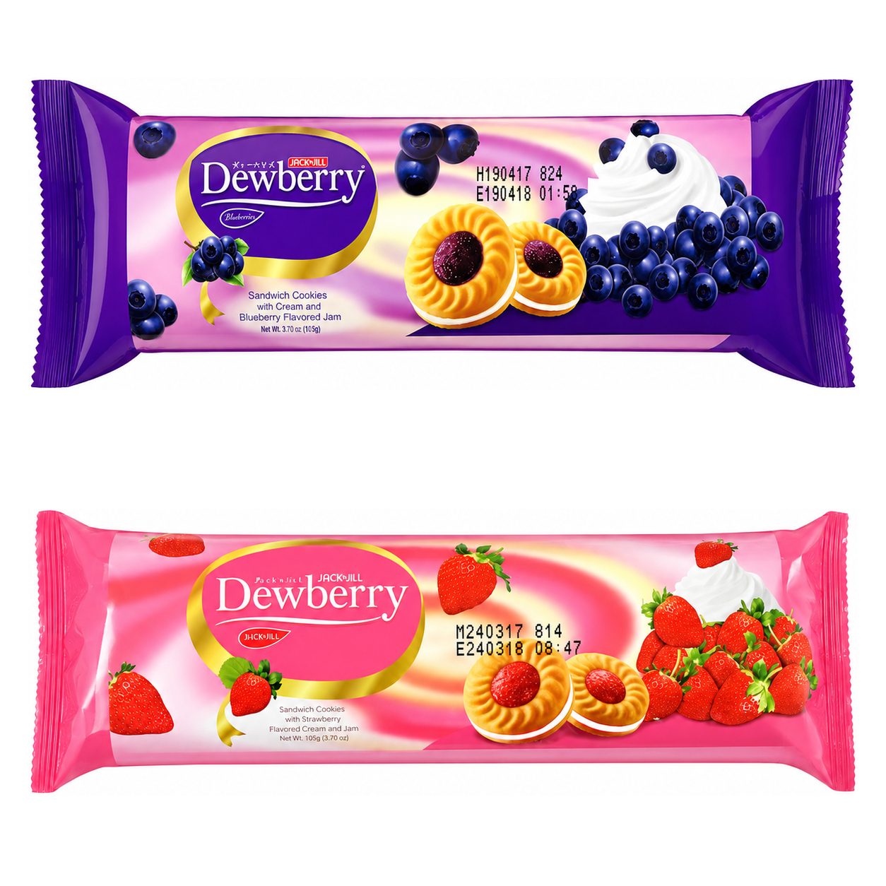 DEWBERRY BISCUIT ROLL 105g