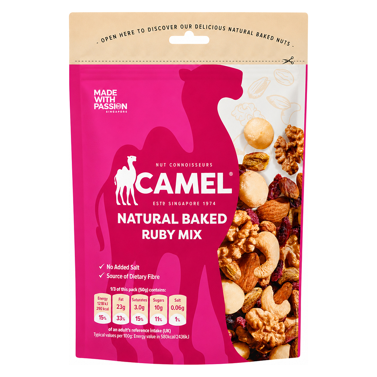 CAMEL NATURAL BAKED RUBY MIX 150g image 1