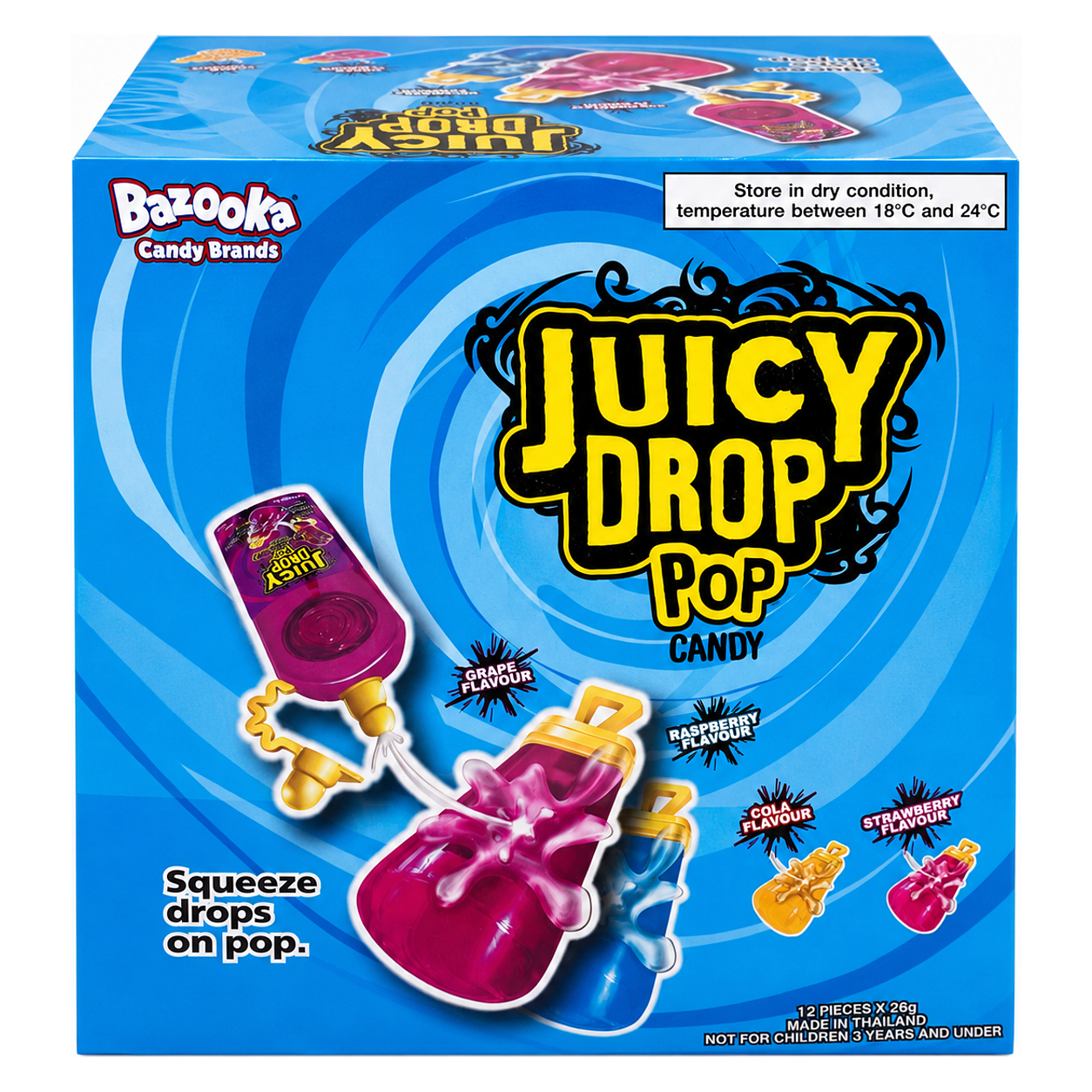 JUICY DROP POP CANDY 26g image 1