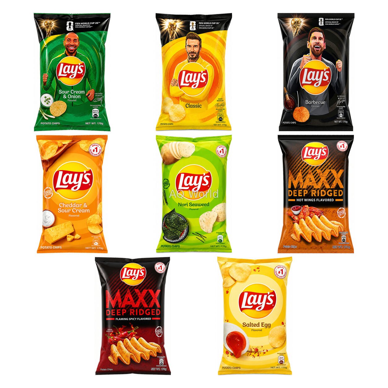 LAY'S POTATO CHIPS 170g