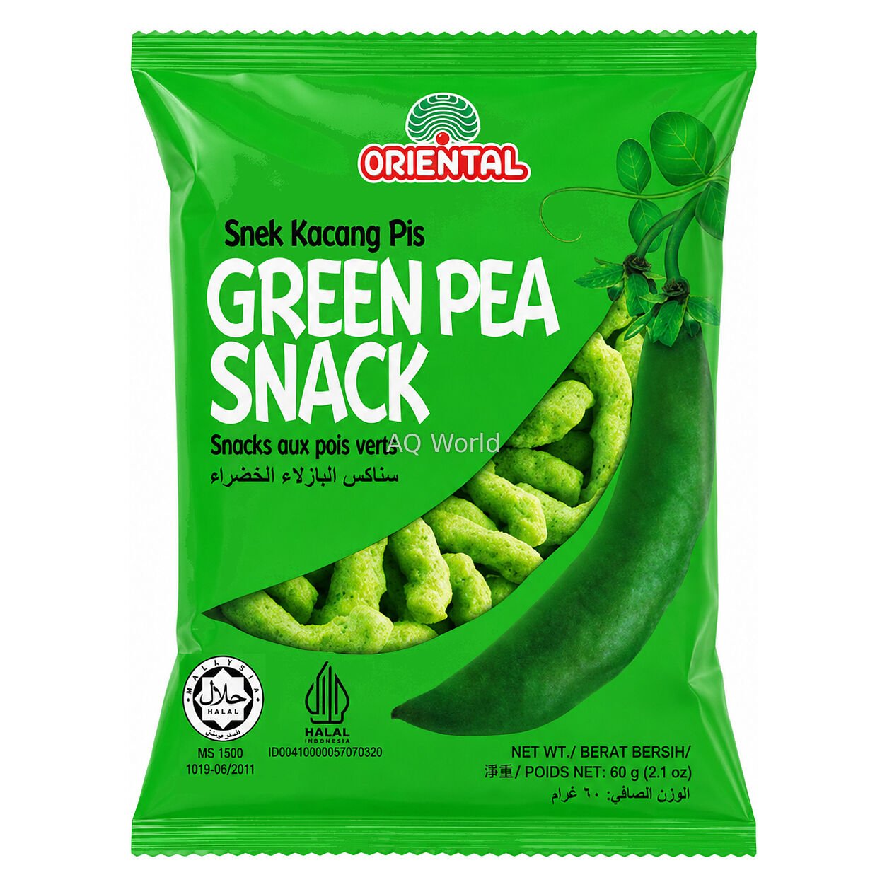 GREEN PEA SNACK - 60g