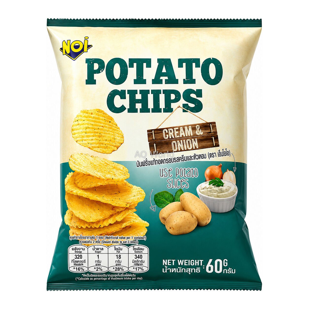 NOI POTATO CHIPS 60g image 1