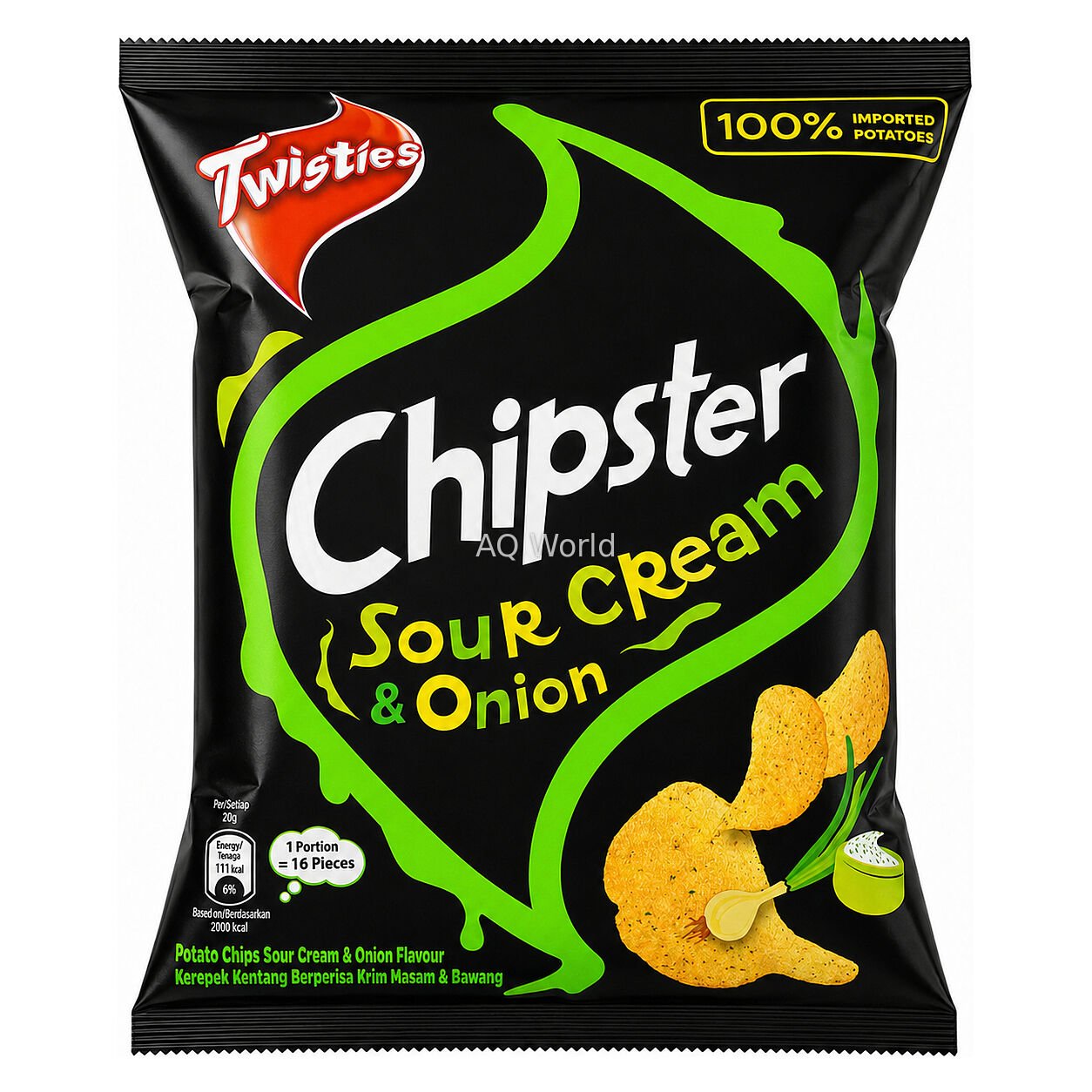 CHIPSTER POTATO CHIPS 60g image 1