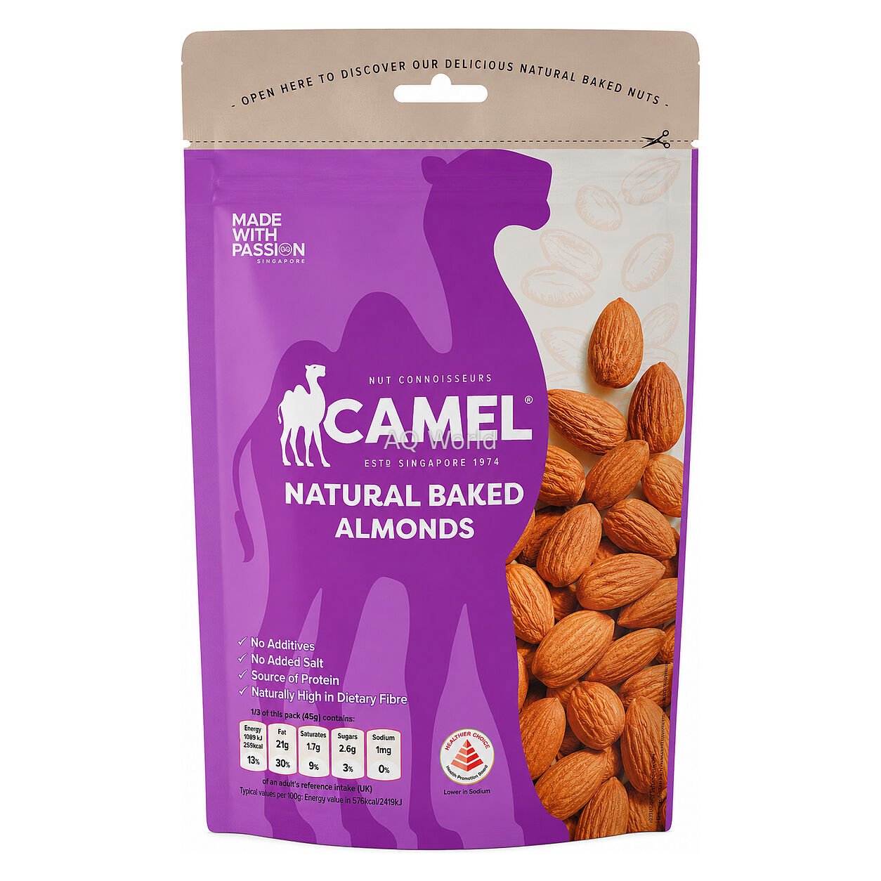 CAMEL ALMONDS 135g image 1