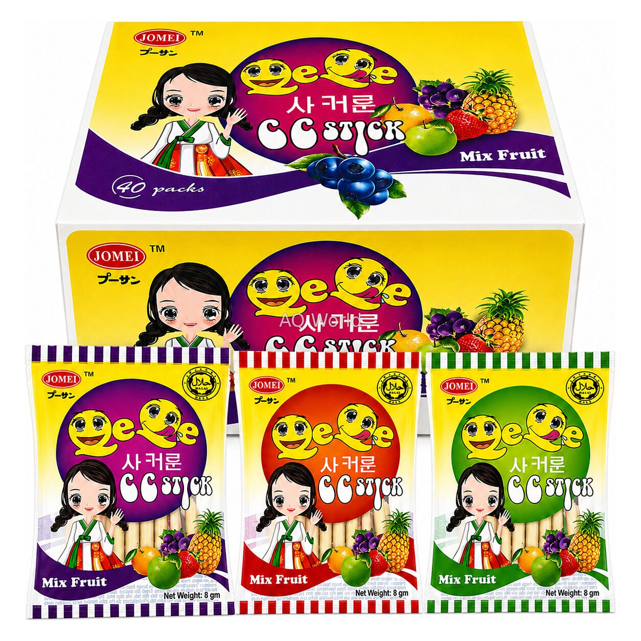 JOMEI CC STICK (MIX FRUIT) 40x8g