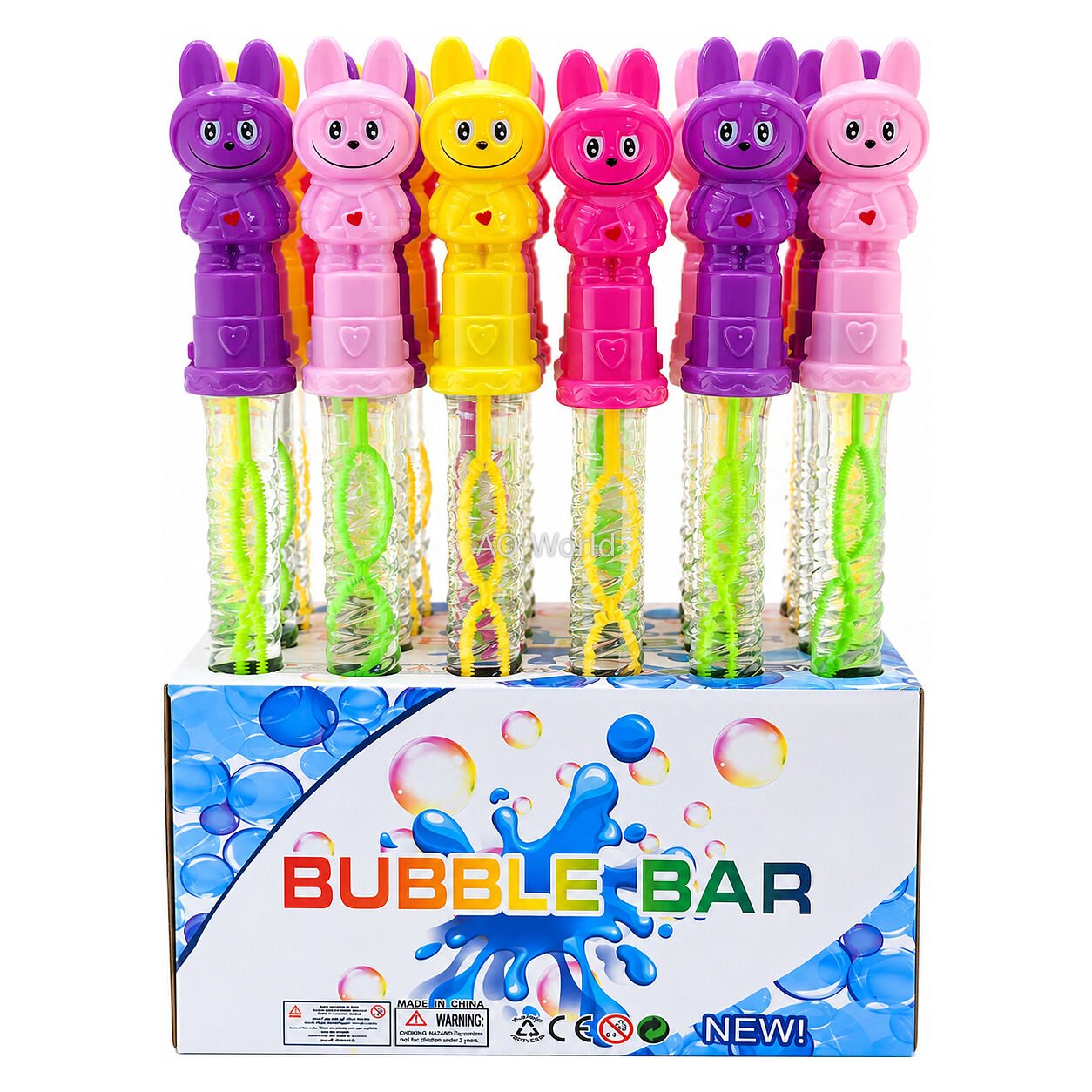 TOY BUBBLE LONG STICK HK/POKE