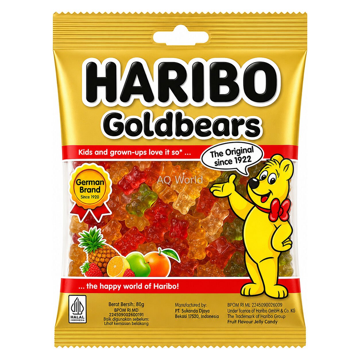 HARIBO GUMMY 80g image 1