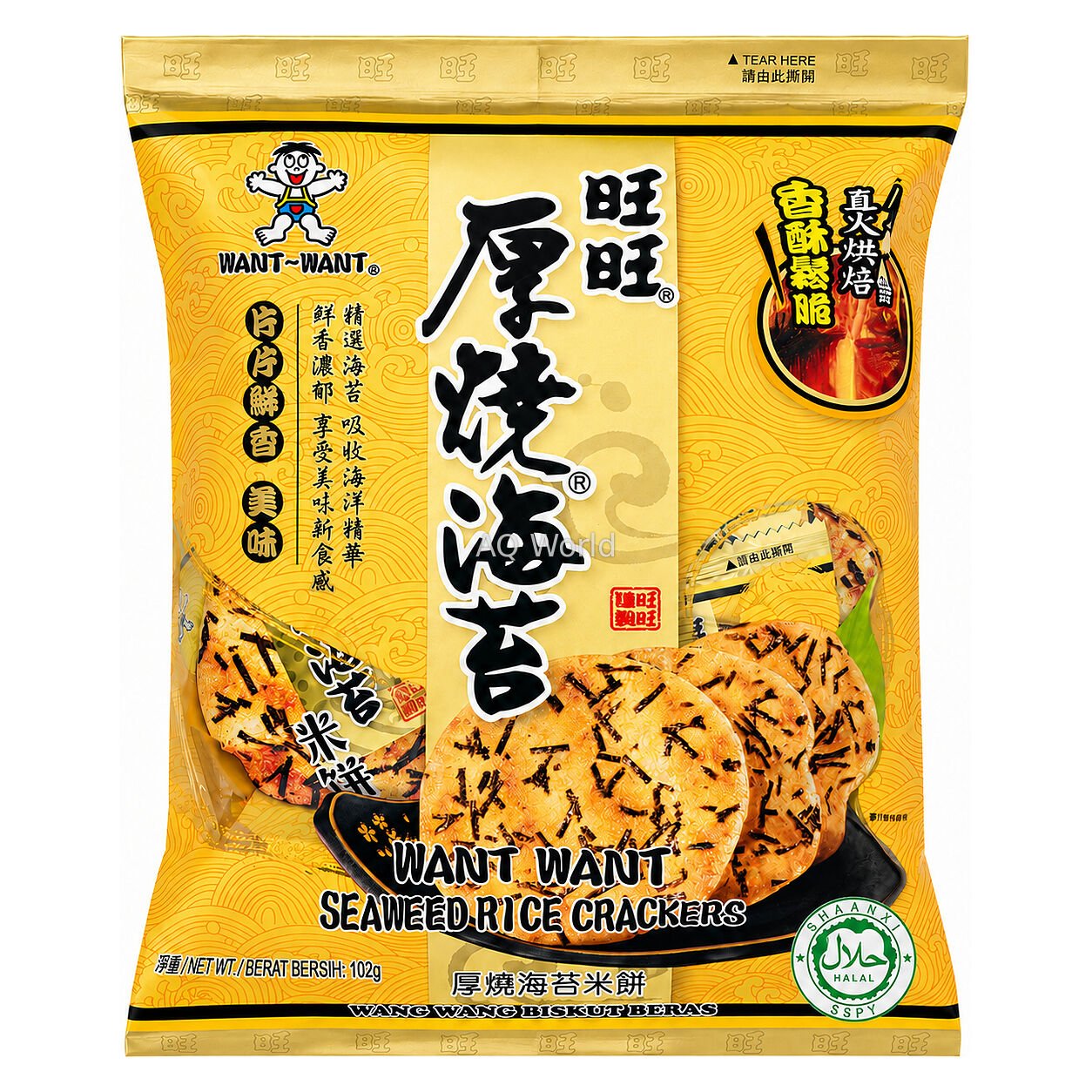 WANT WANT SEAWEED 102g
