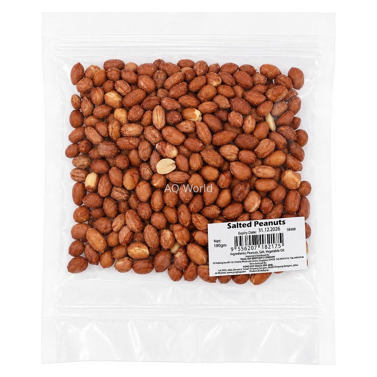 YH SALTED PEANUTS (PKT) 180g