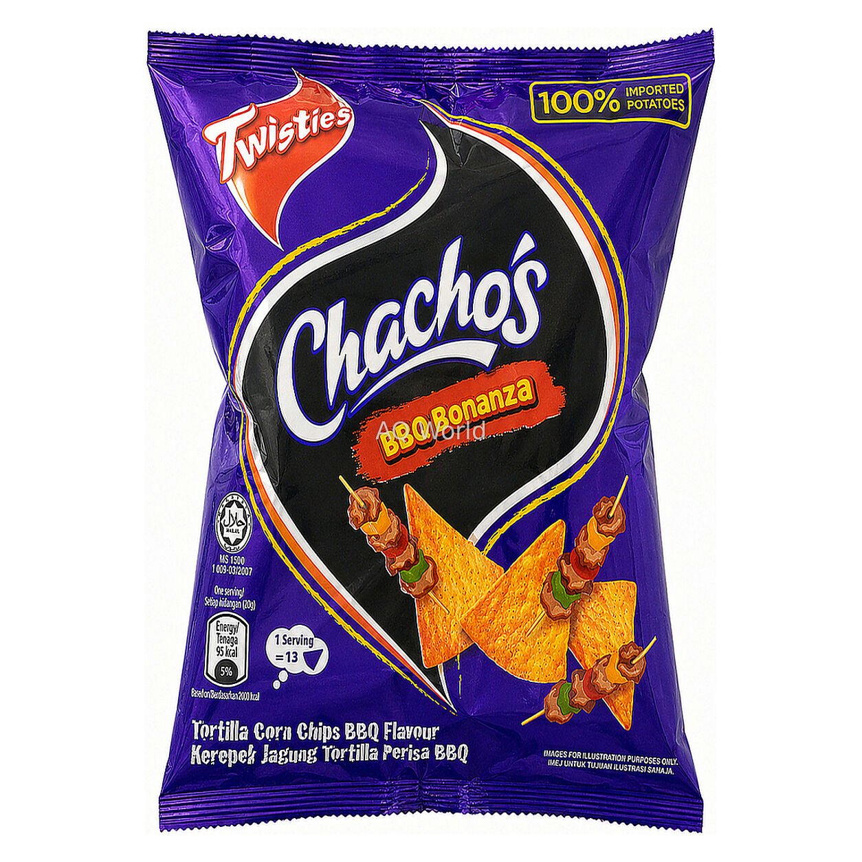 CHACHO'S TORTILLA CORN CHIPS 70g image 1