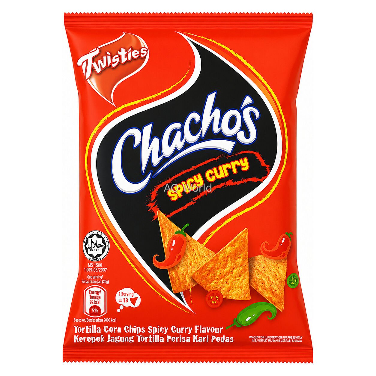 CHACHO'S TORTILLA CORN CHIPS 70g image 1