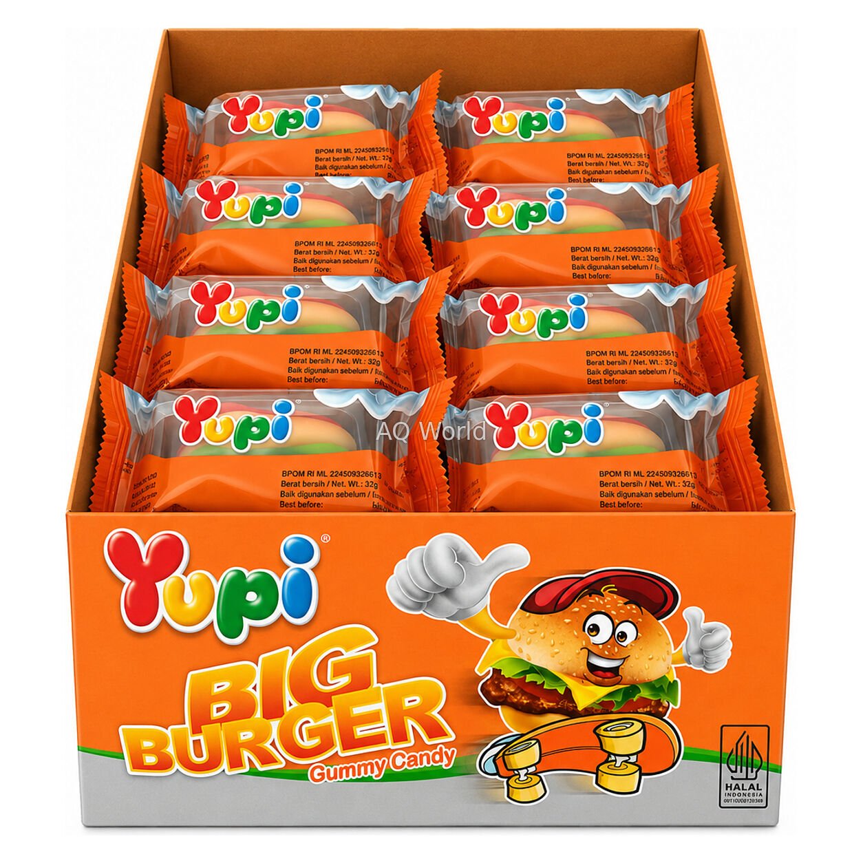 YUPI BIG BURGER 18x28g image 1