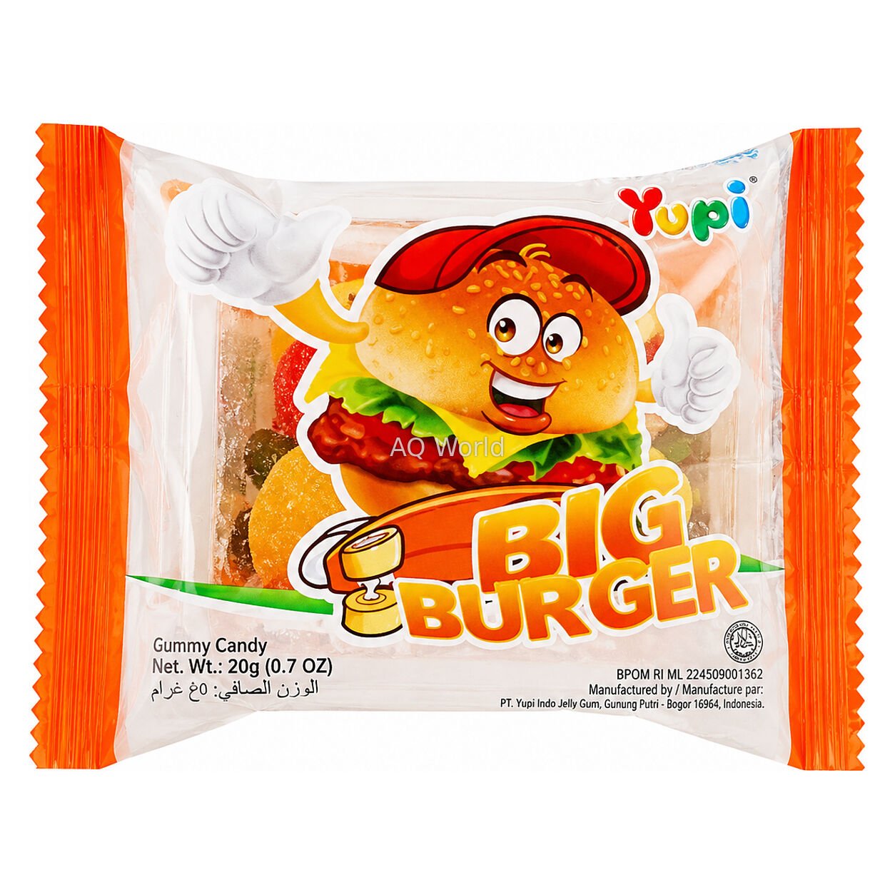 YUPI BIG BURGER 18x28g image 1